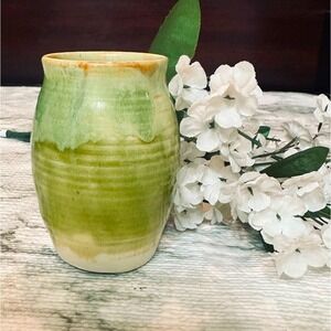 Pottery Hand Thrown Cronstein Signed Bud‎ Vase